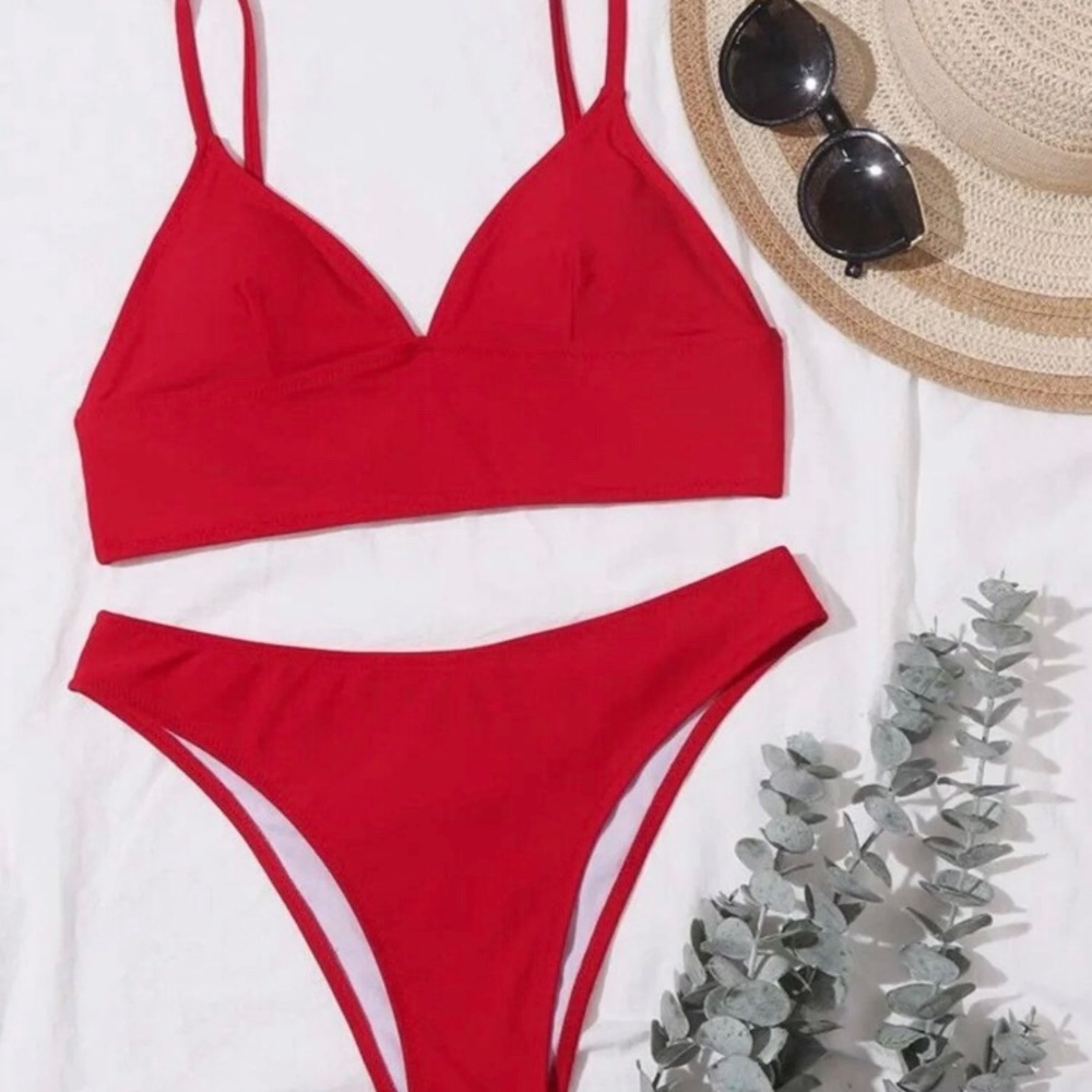 SHEIN Hot Red Bikini